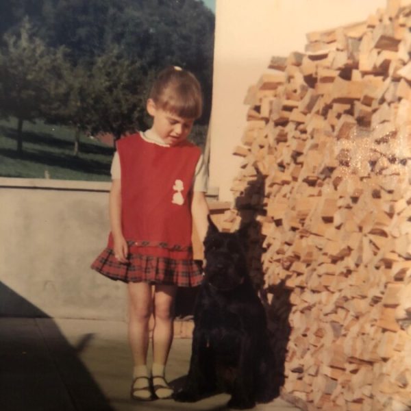 Brigitte in jungen Jahren